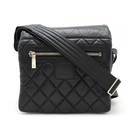 Chanel All Leather Coco Cocoon Matelasse Shoulder Bag Classic Flap