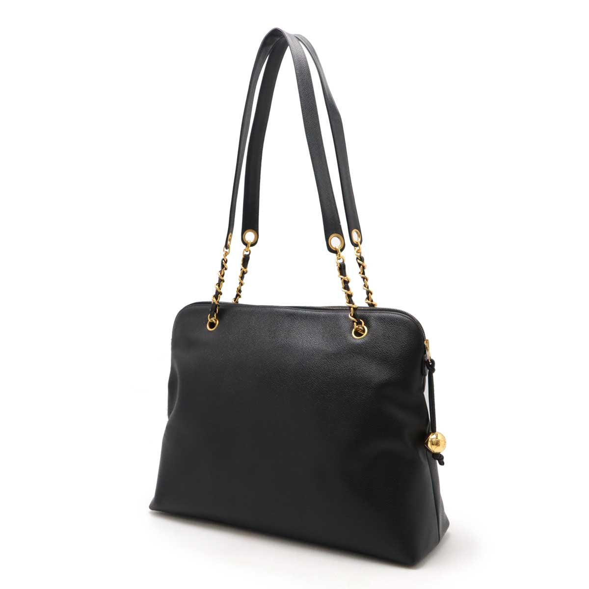 Chanel Caviar Skin Coco Coco Ball 2way Tote Bag A03578