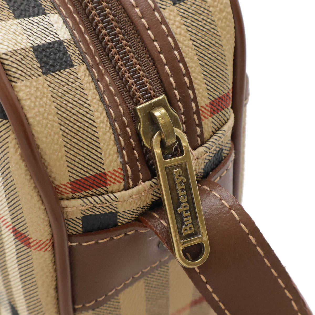 Burberry PVC Leather Shoulder Bag