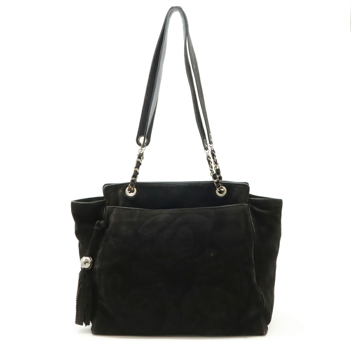 Chanel Suede Triple Coco 2way Bag