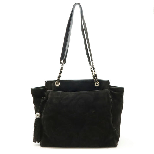 Chanel Suede Triple Coco 2way Bag