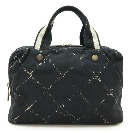 Chanel Nylon Travel Line 2way Bag Black/Red