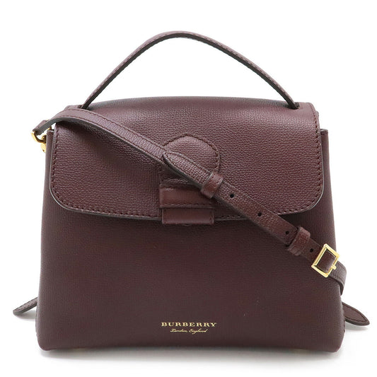 Burberry Check Canvas Leather 2way Bag