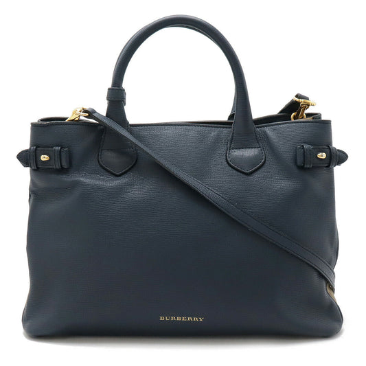 Burberry Leather Banner 2way Bag