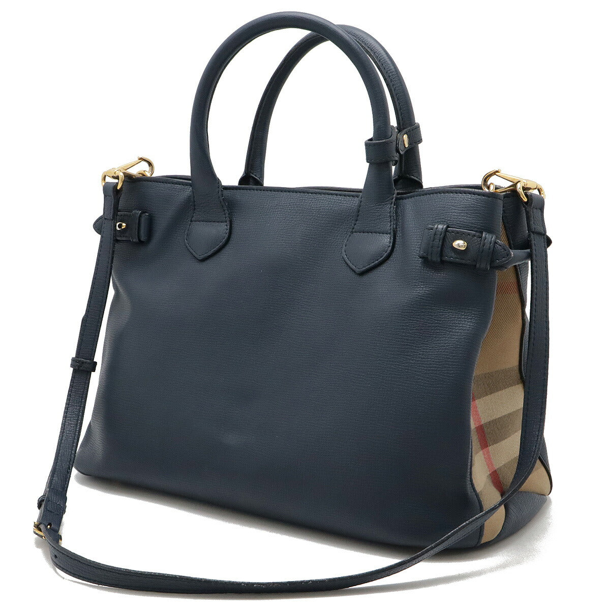 Burberry Leather Banner 2way Bag