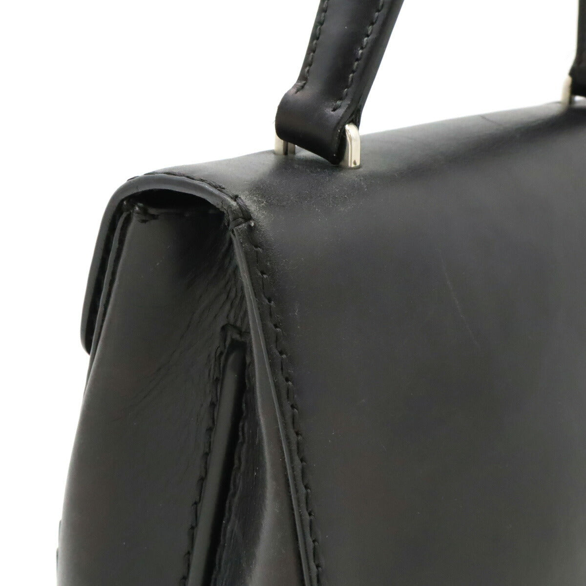 Prada Calf Leather Stitch Rim Handbag BR5138