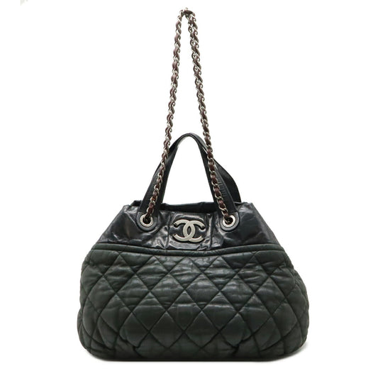 Chanel Sparkle Leather In The Mix 2way Bag A49683