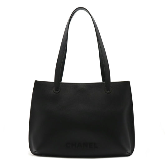 Chanel Logo Caviar Skin 2way Tote Bag