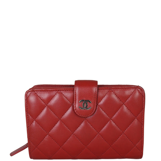 Chanel CC French Wallet | Red