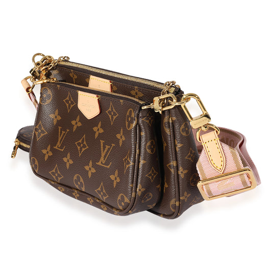  Louis Vuitton Monogram Canvas & Rose Clair Multi-Pochette Accessoires