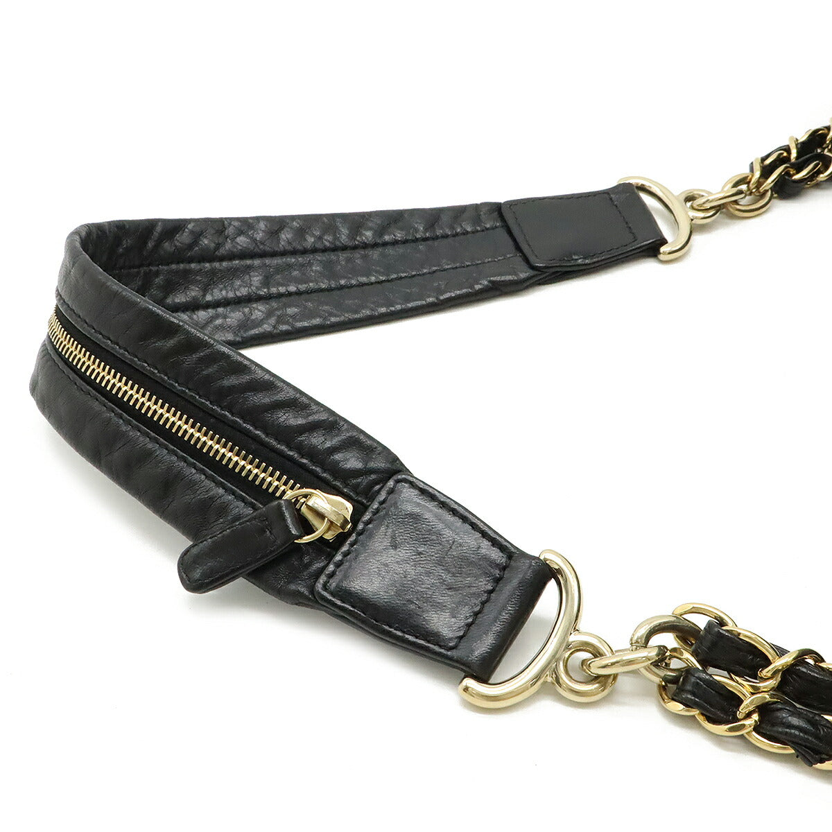 Chanel Lambskin Coco Shoulder Chain Flap Bag Black Gold Hardware