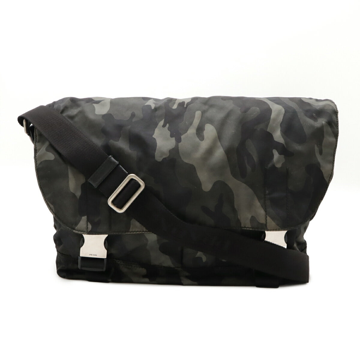 Prada VA0887 Tessuto Camouflage Messenger Bag
