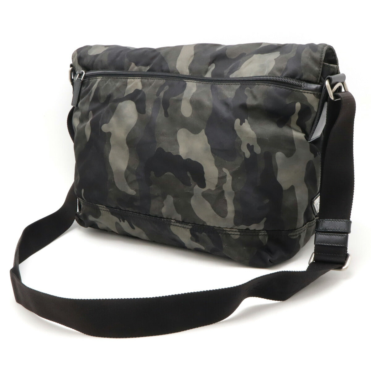 Prada VA0887 Tessuto Camouflage Messenger Bag