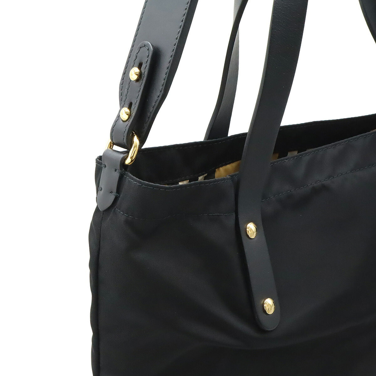 Burberry Kingdom Nylon Leather 2way Bag