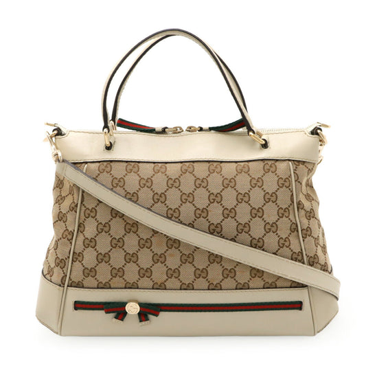 Gucci GG Canvas 2way Handbag