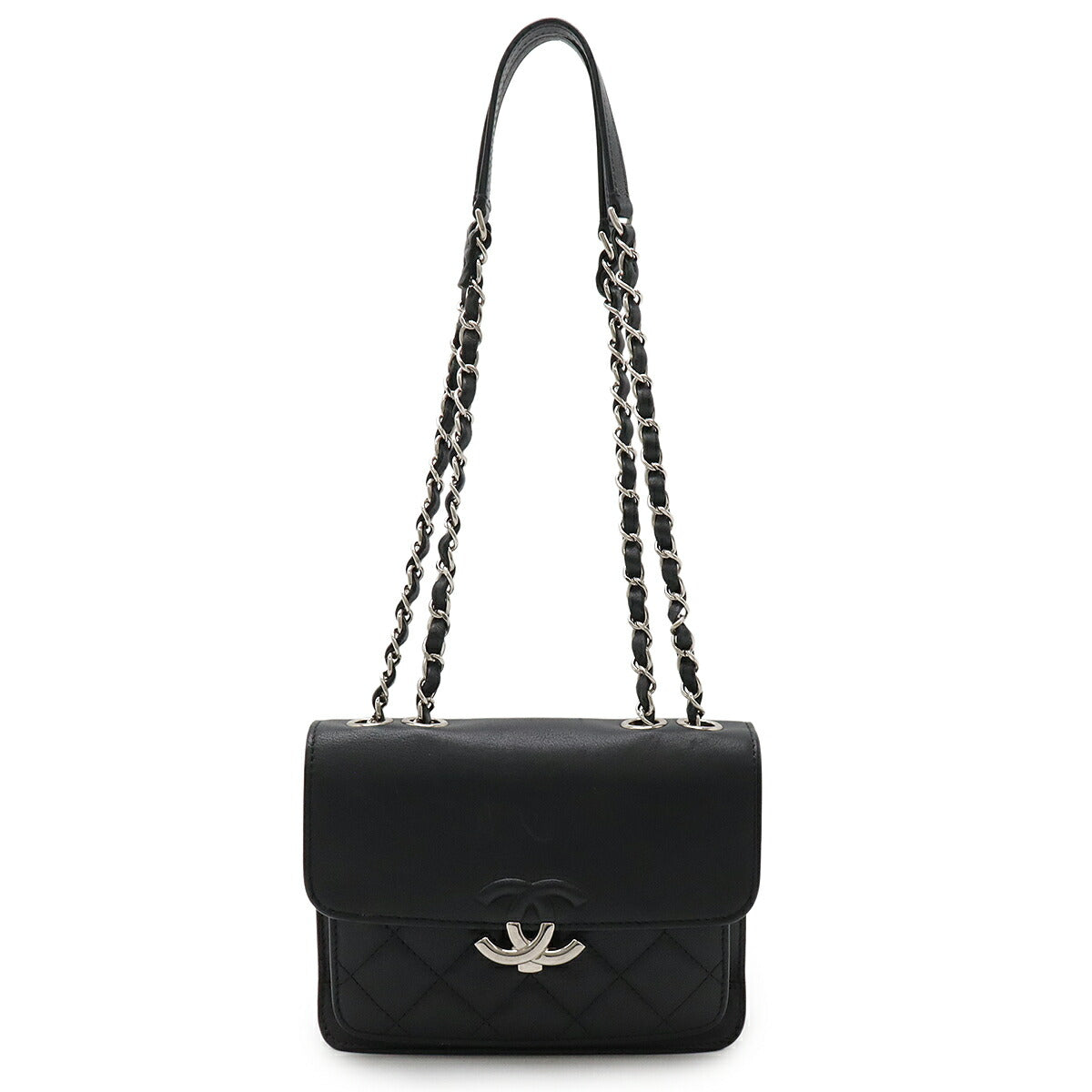 Chanel Half Coco Leather Shoulder Bag