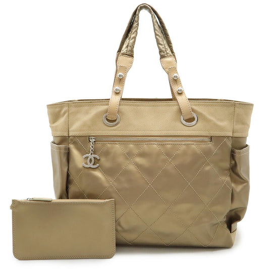 Chanel Paris Biarritz Coated Canvas 2way Tote Bag