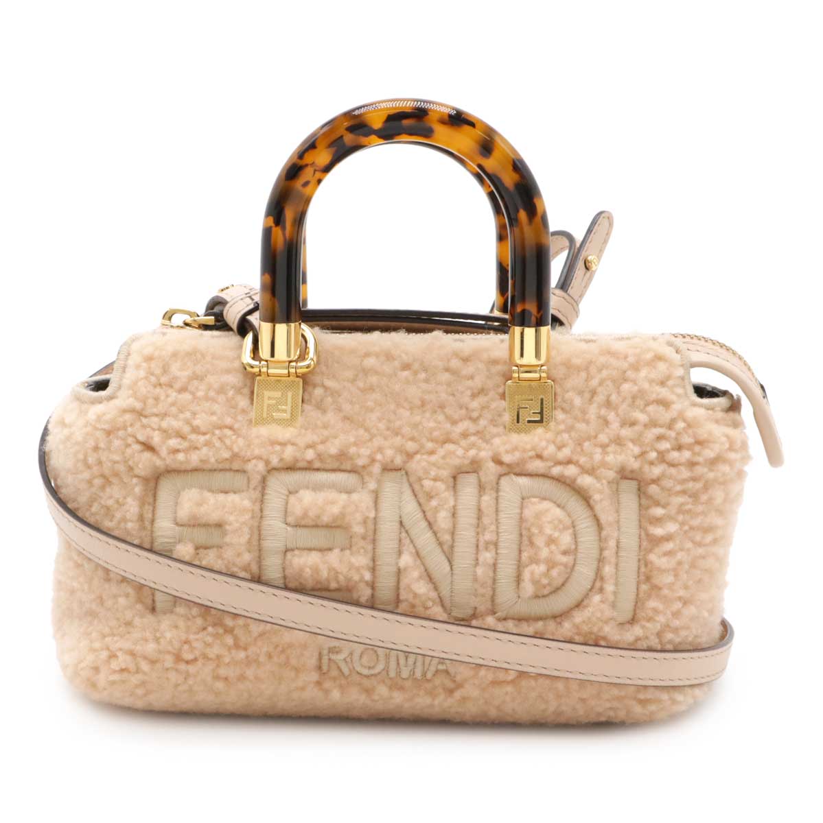 Fendi By The Way Shearling 2way Bag