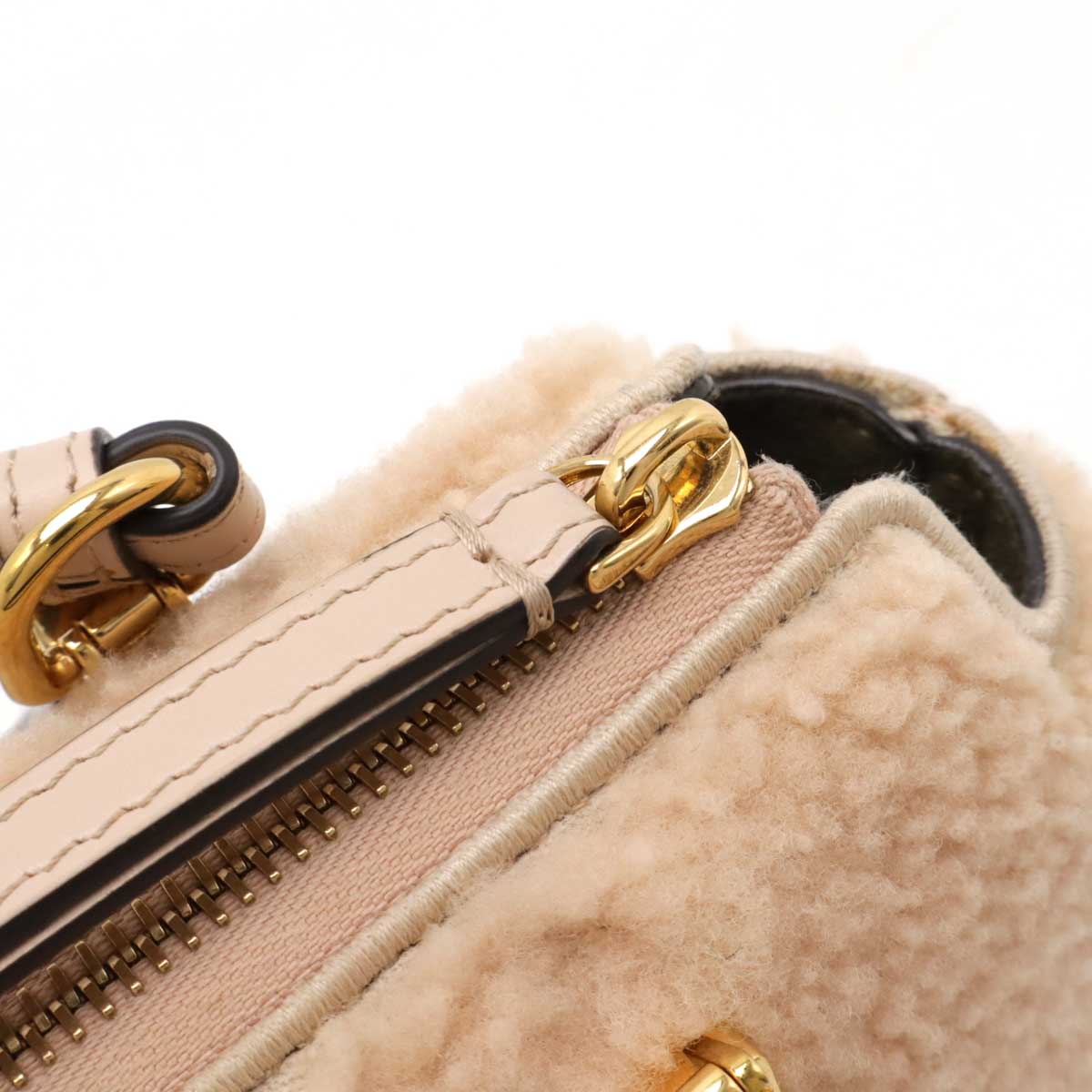 Fendi By The Way Shearling 2way Bag