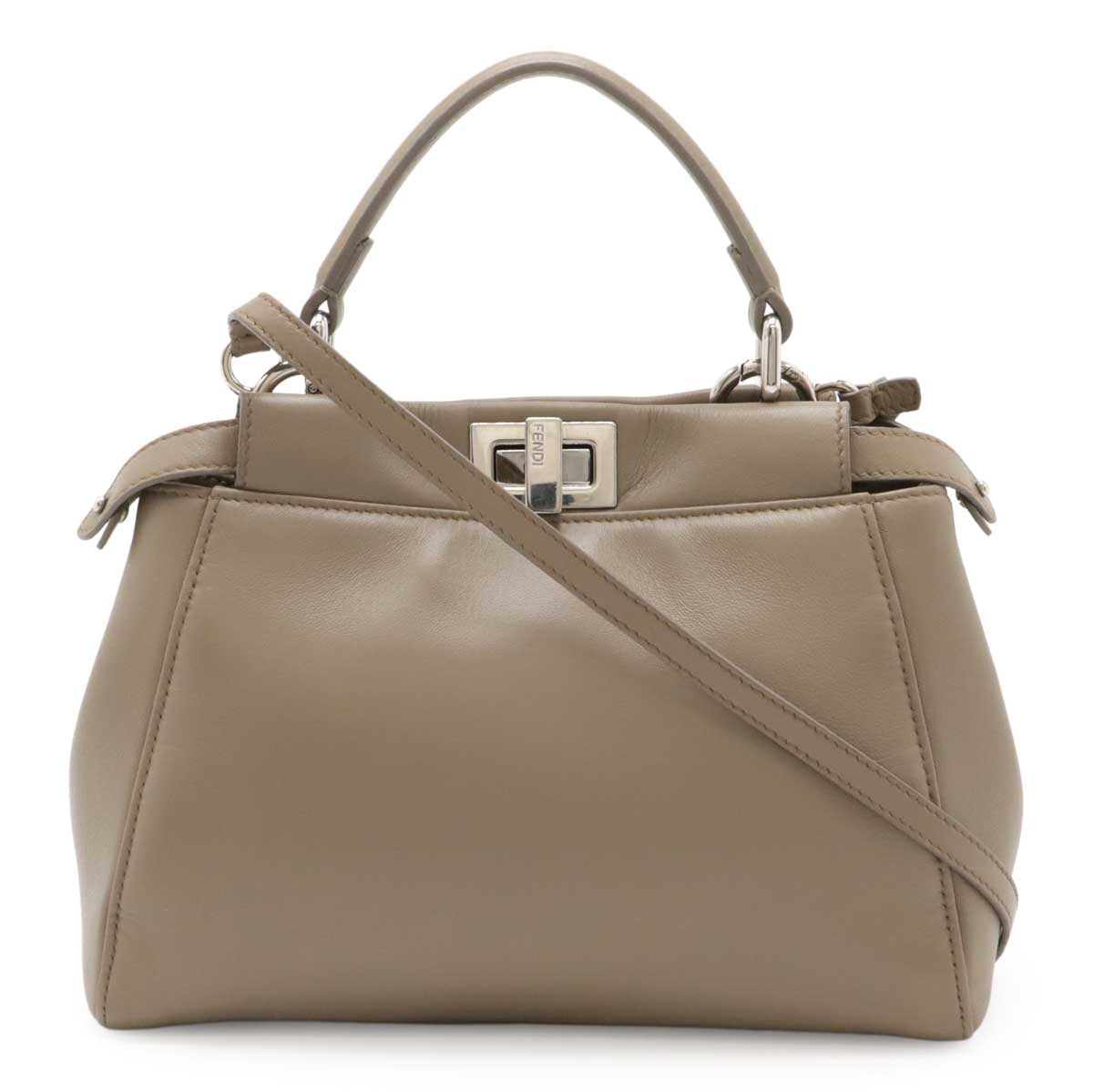 Fendi Peekaboo Leather 2way Bag