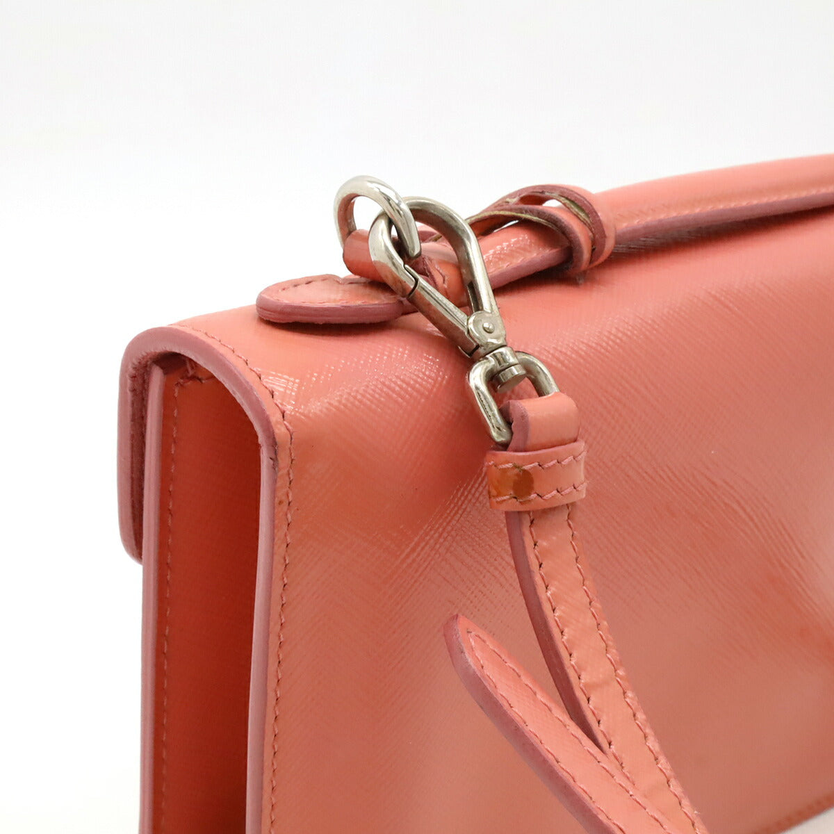 Prada Saffiano Vernic 2way Handbag