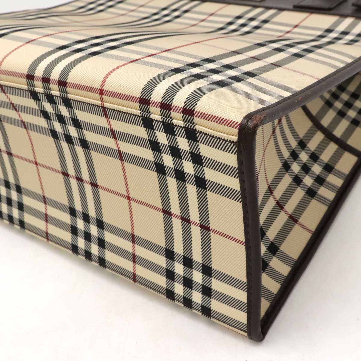 Burberry Nova Check Nylon Canvas 2way Tote Bag