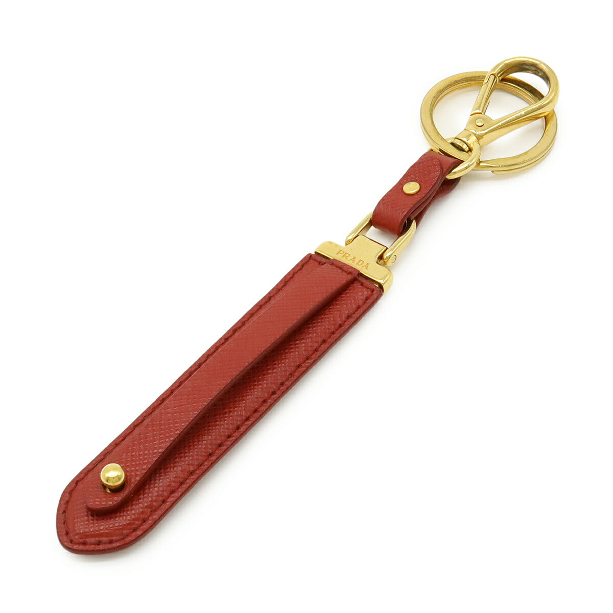 Prada Saffiano Leather Key Holder