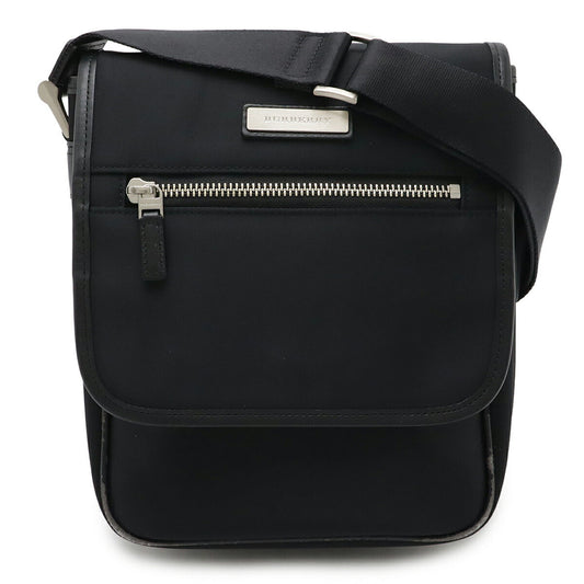 Burberry Nylon Leather Shoulder Bag