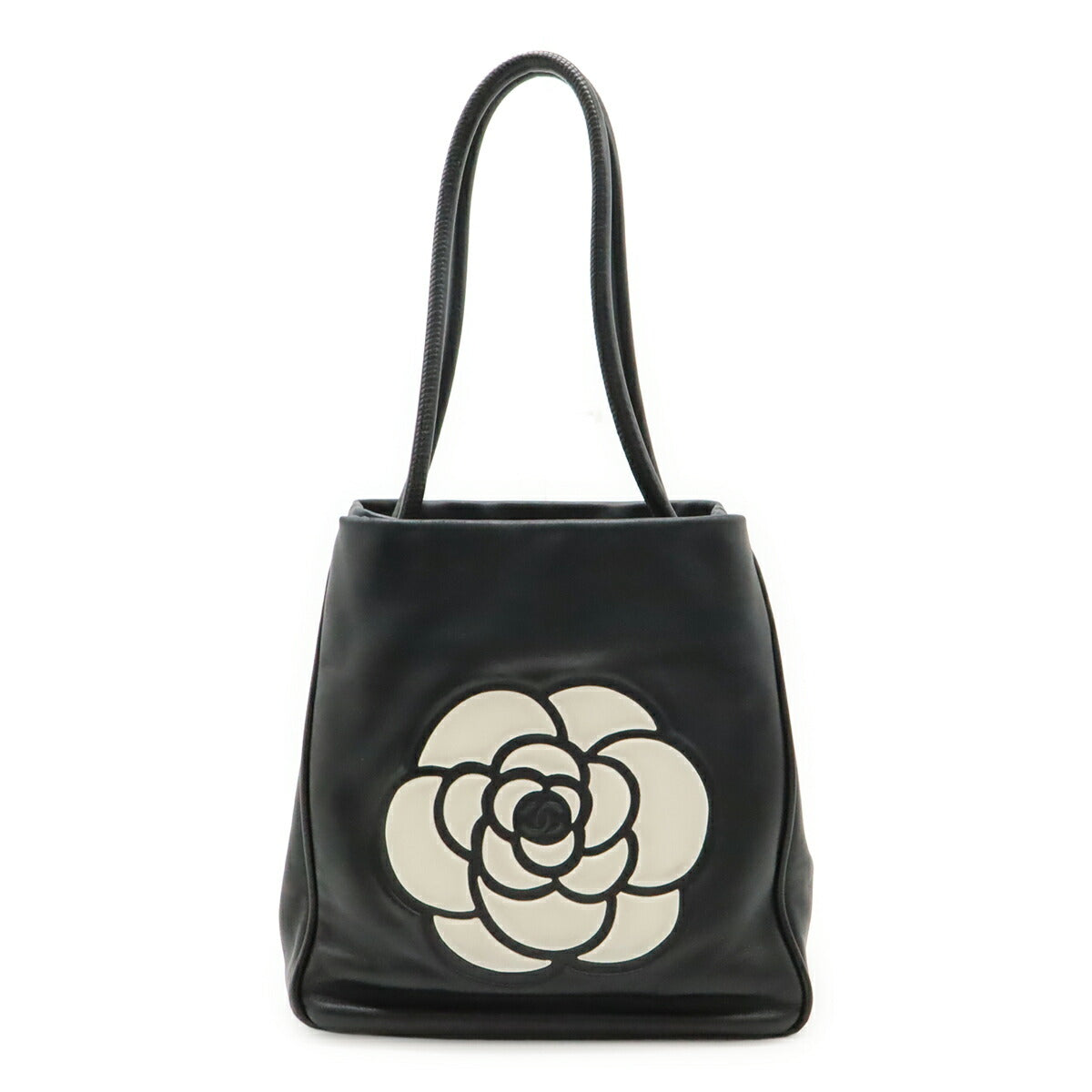 Chanel Camellia 2way Shoulder Bag Leather