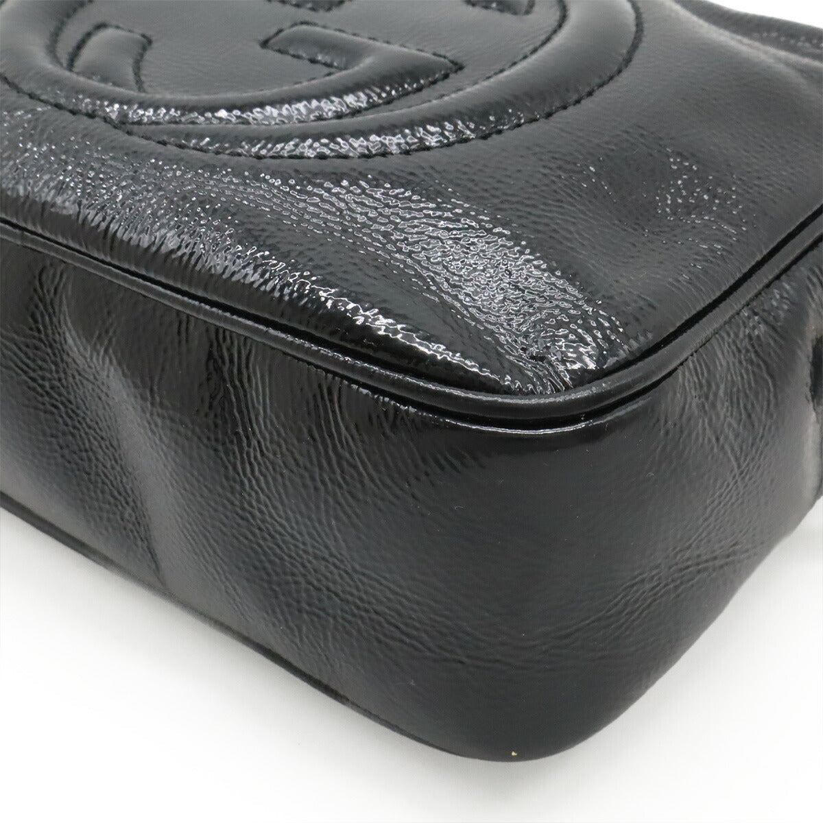 Gucci Soho Small Disco Enamel Leather Shoulder Bag