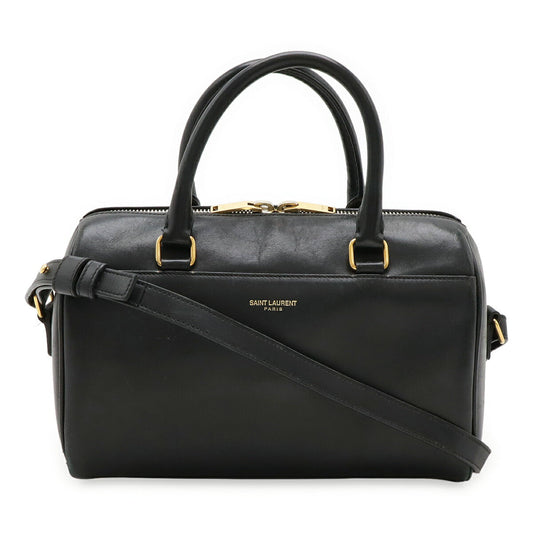Saint Laurent Paris Baby Duffle Leather 2way Handbag