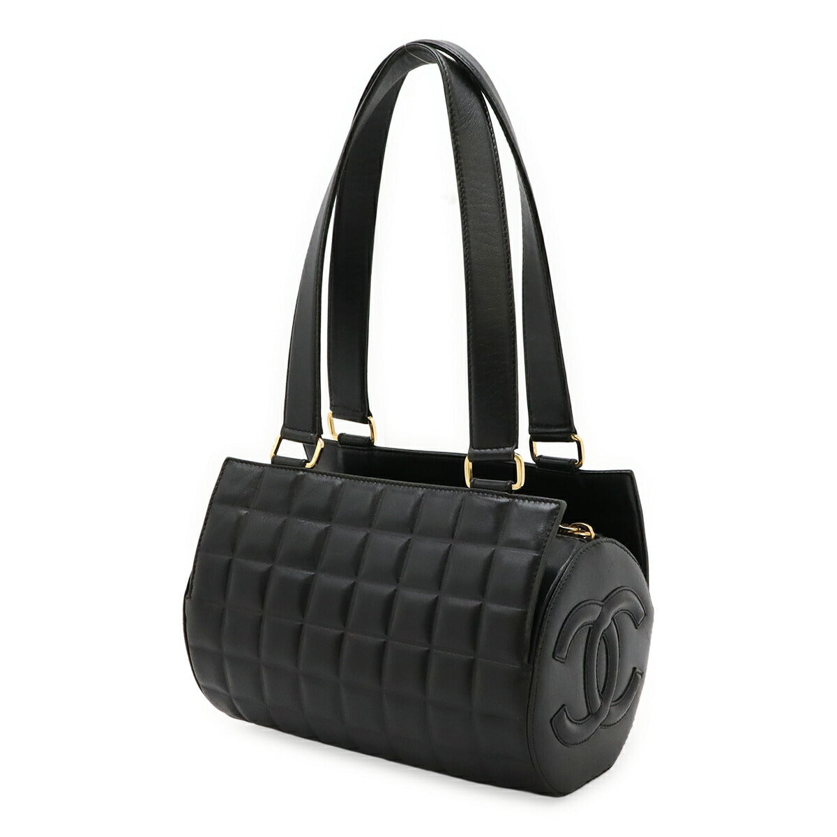 Chanel Choco Bar Lambskin Shoulder Bag