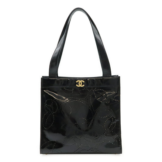Chanel Camellia Patent Leather 2way Bag