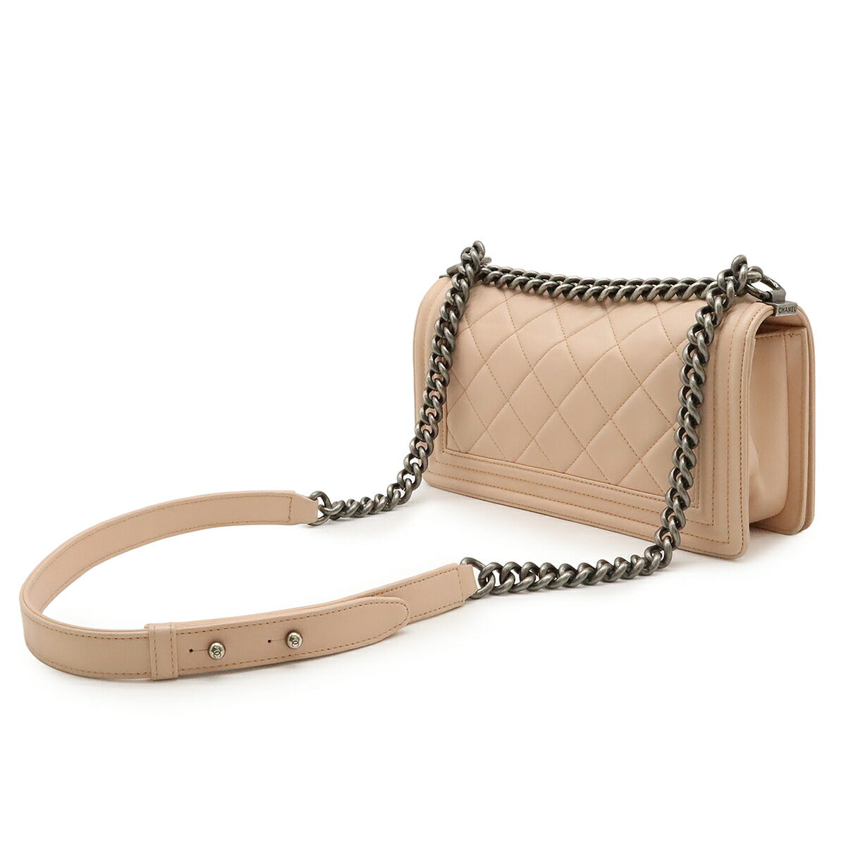 Chanel Boy Chanel Lambskin Shoulder Bag