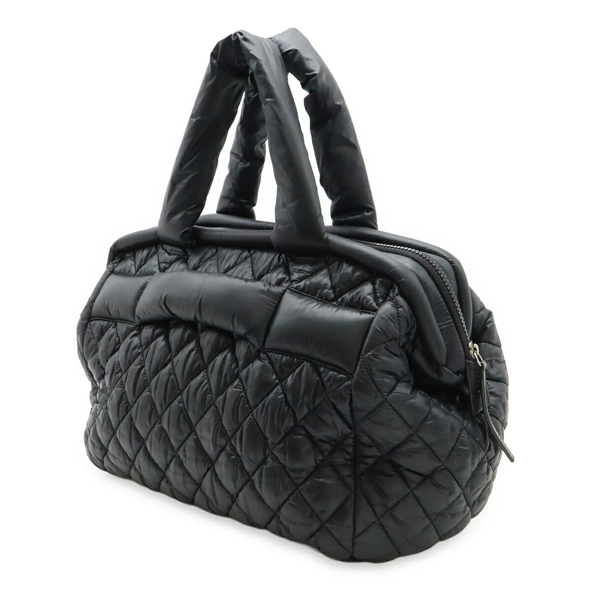 Chanel Coco Cocoon Nylon Leather Handbag