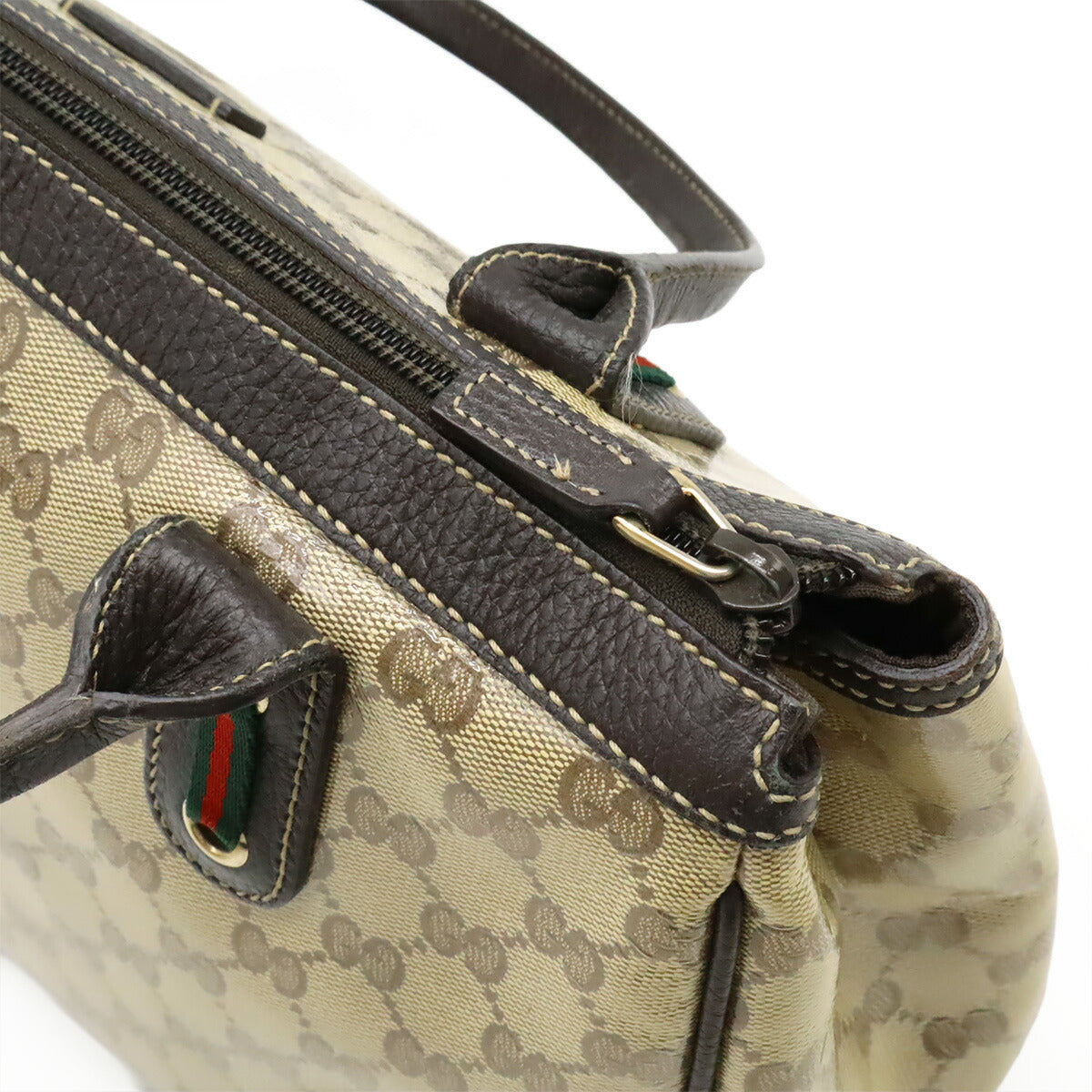 Gucci GG Crystal Coated Canvas Handbag
