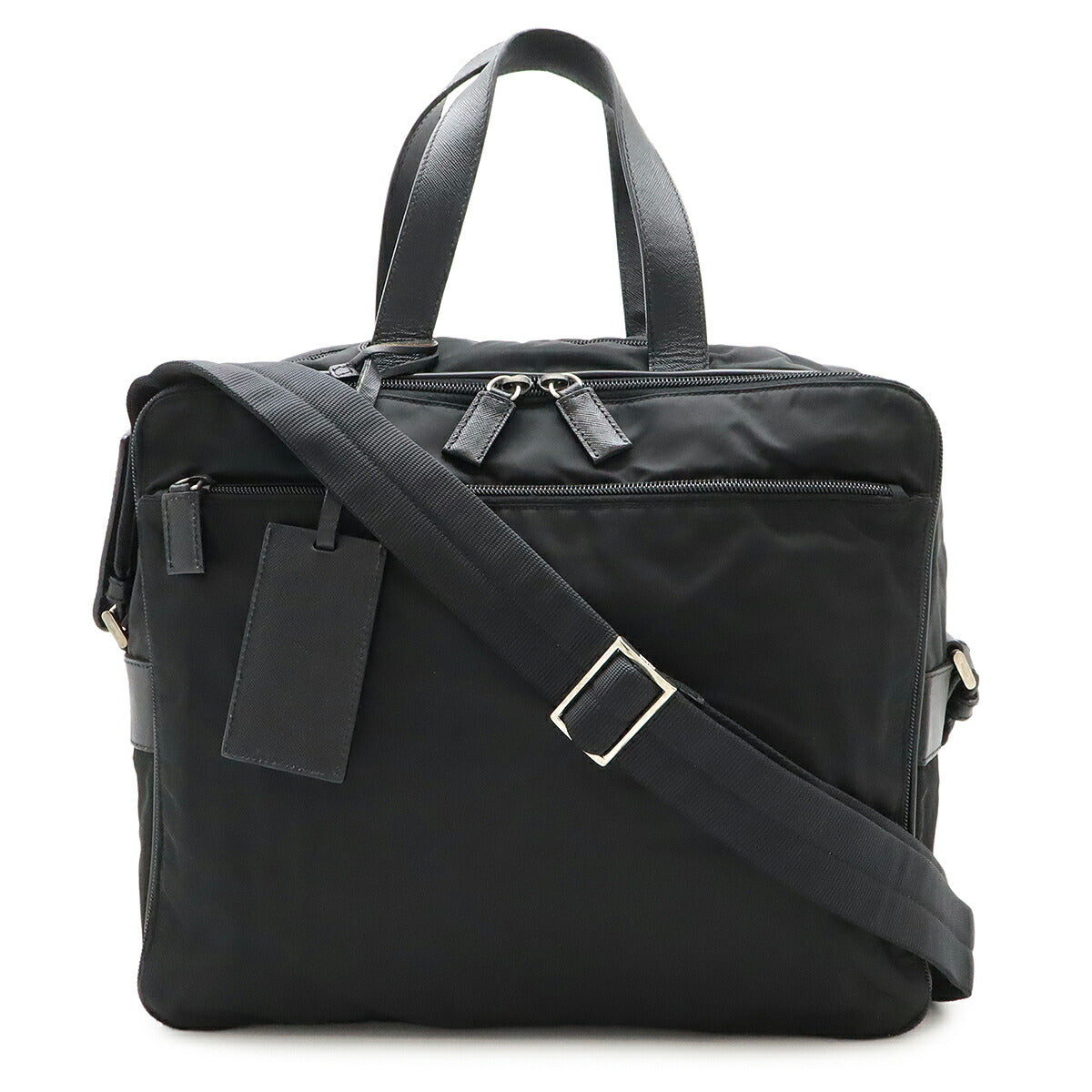 Prada Nylon Leather 2way Briefcase