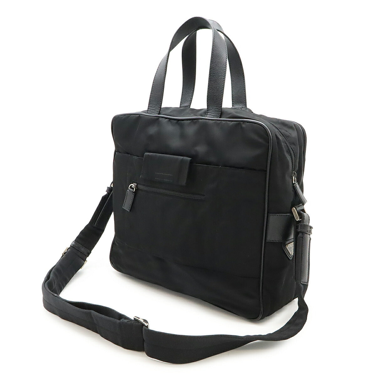 Prada Nylon Leather 2way Briefcase
