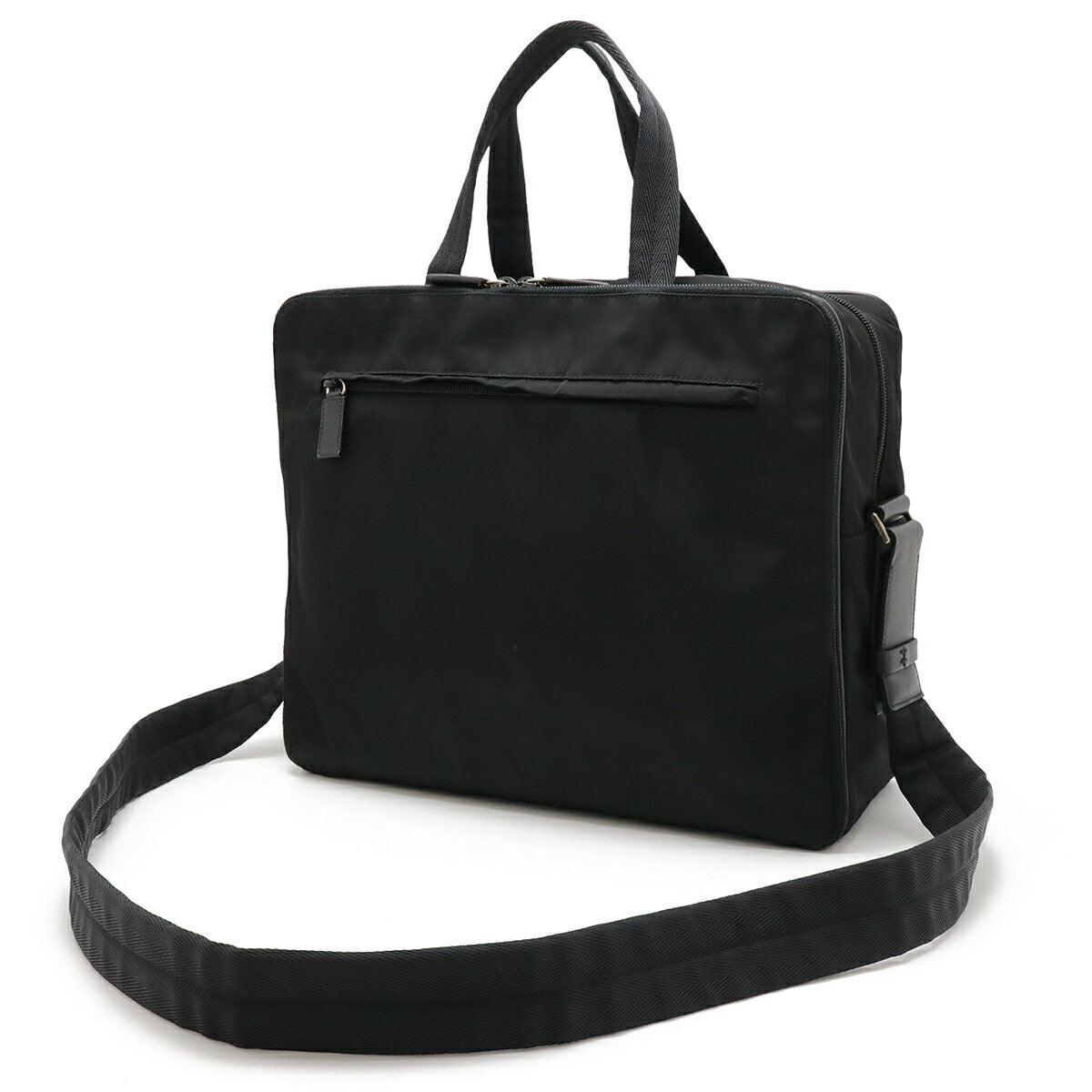 Prada Nylon Leather 2way Briefcase