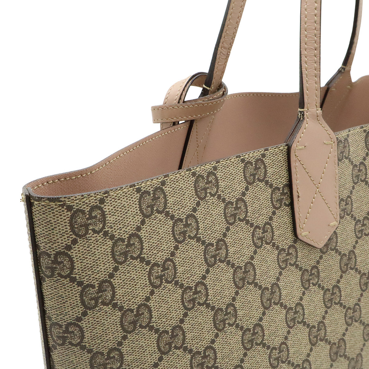 Gucci GG Supreme PVC Coated Leather 2way Tote Bag