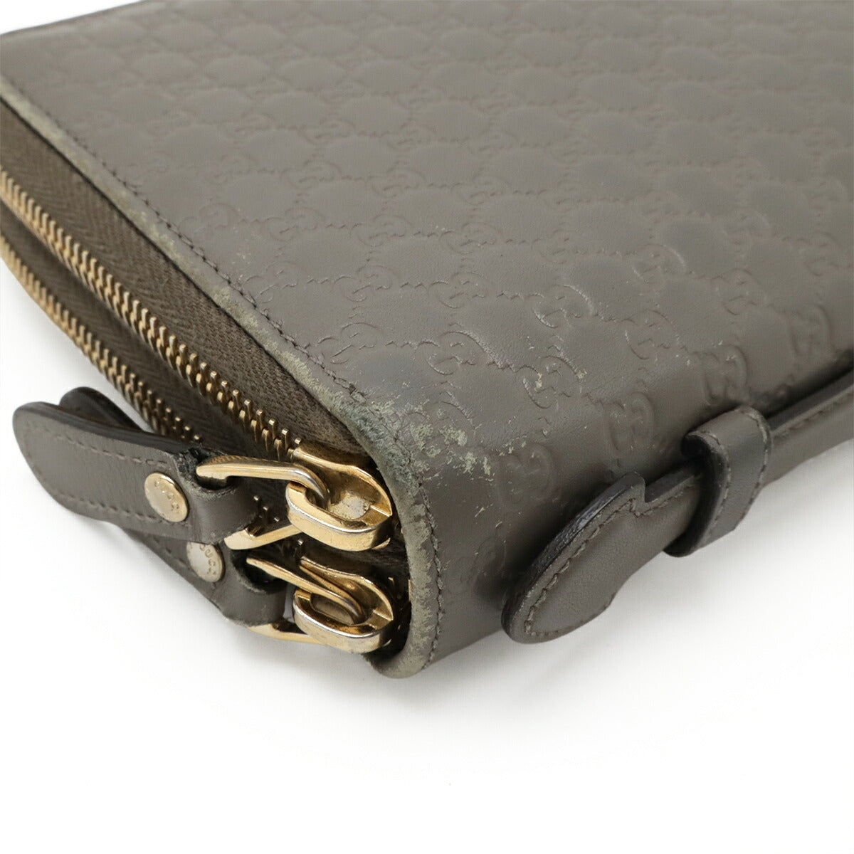 Gucci Microguccissima Leather Clutch Bag
