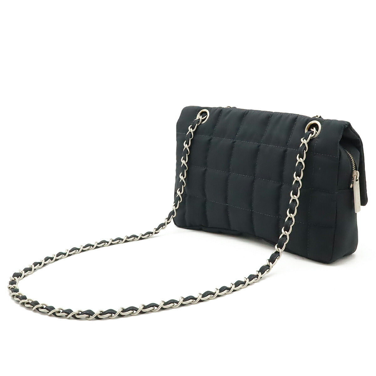 Chanel Choco Bar Nylon Shoulder Bag