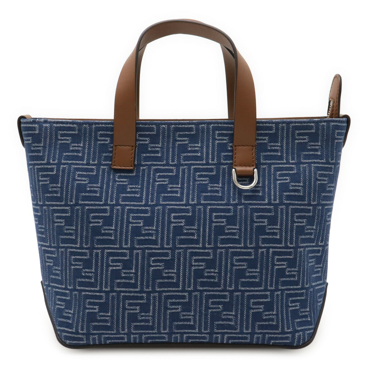 Fendi FF Shopping Bag FF Jacquard Handbag