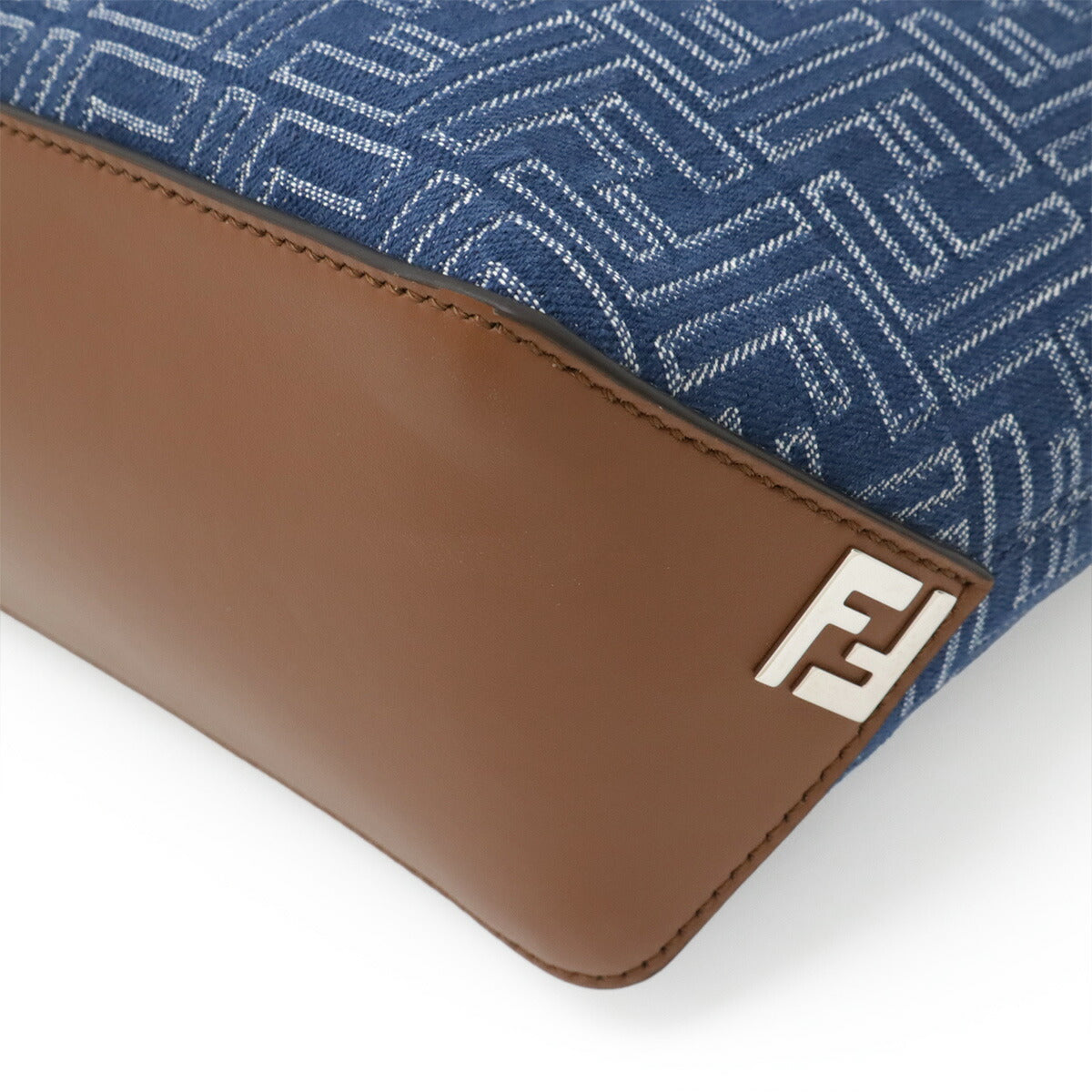 Fendi FF Shopping Bag FF Jacquard Handbag