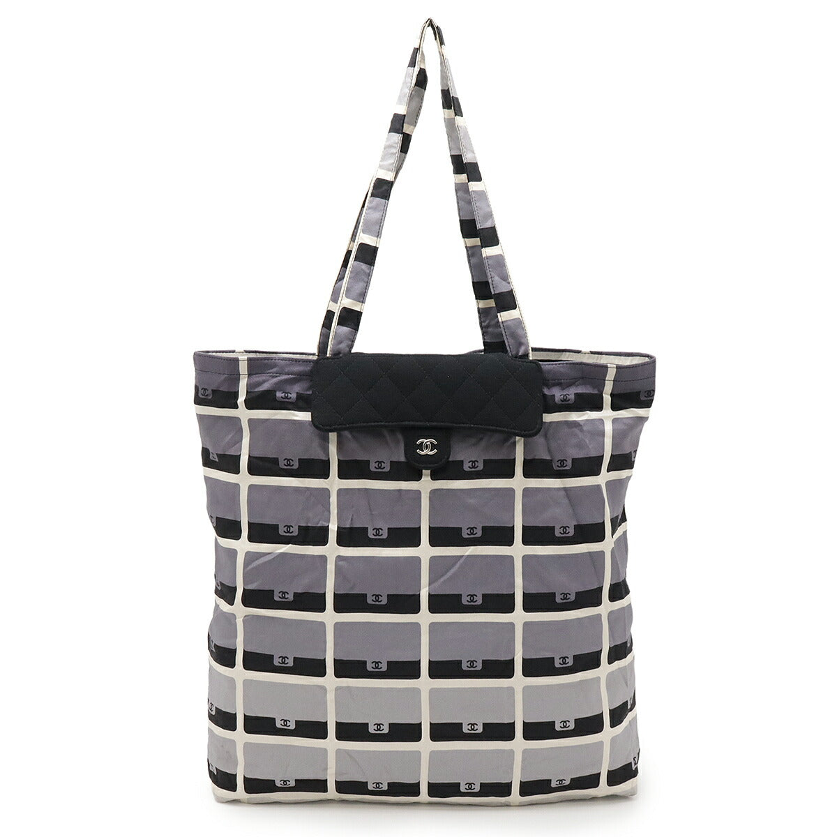 Chanel MatelassÃ© 2way Bag Cotton Jersey Nylon Leather Tote Bag