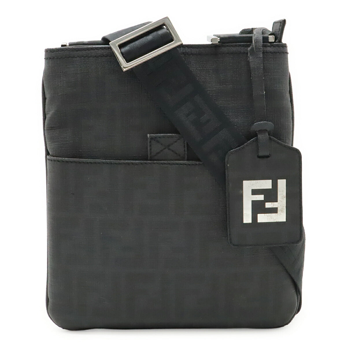 Fendi Zucca Coated Canvas Shoulder Bag