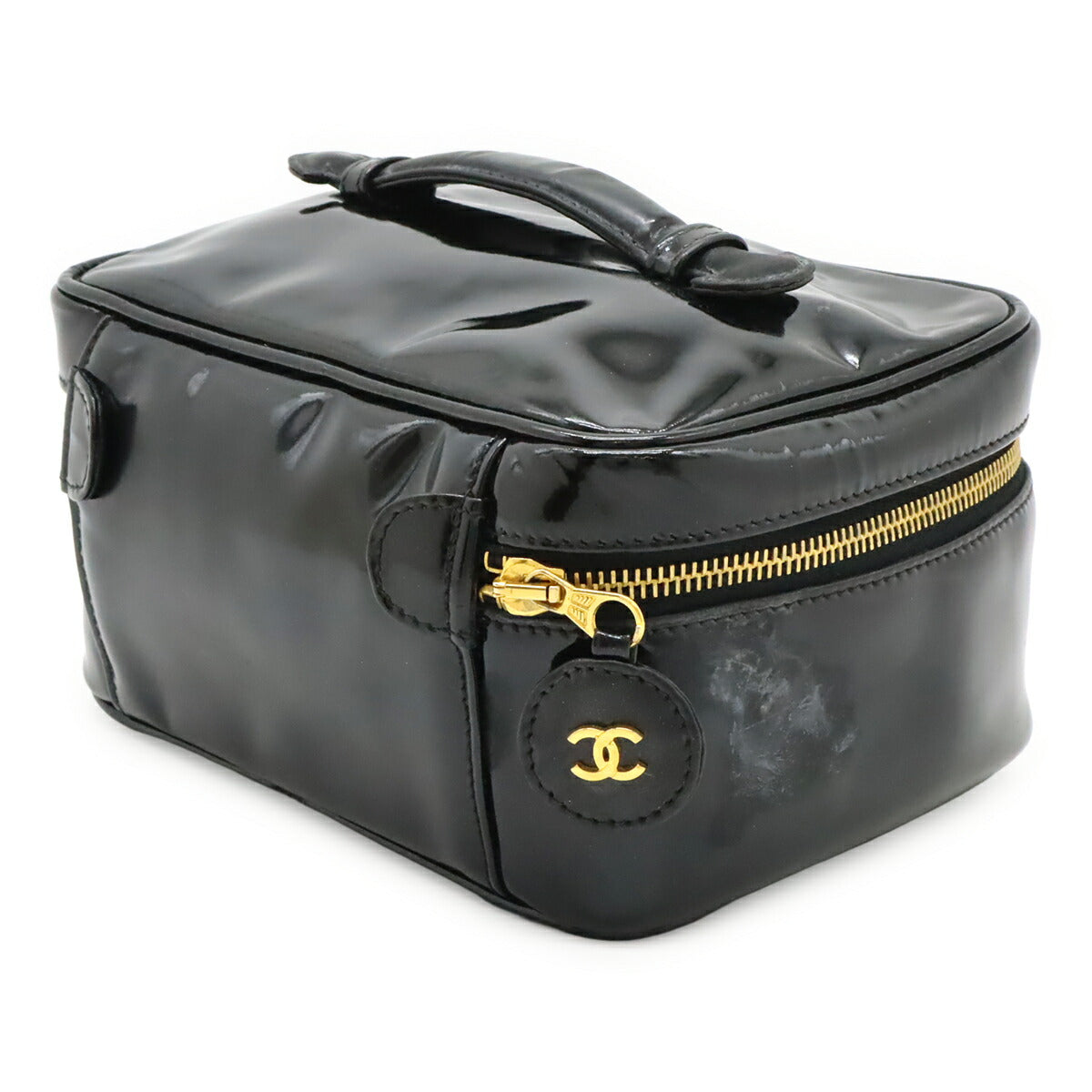 Chanel Coco Patent Leather Vanity Bag