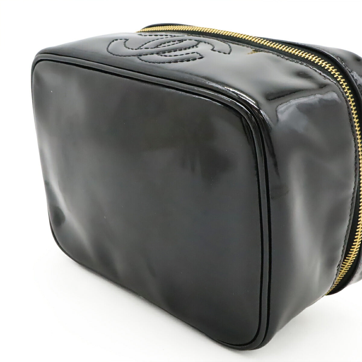 Chanel Coco Patent Leather Vanity Bag