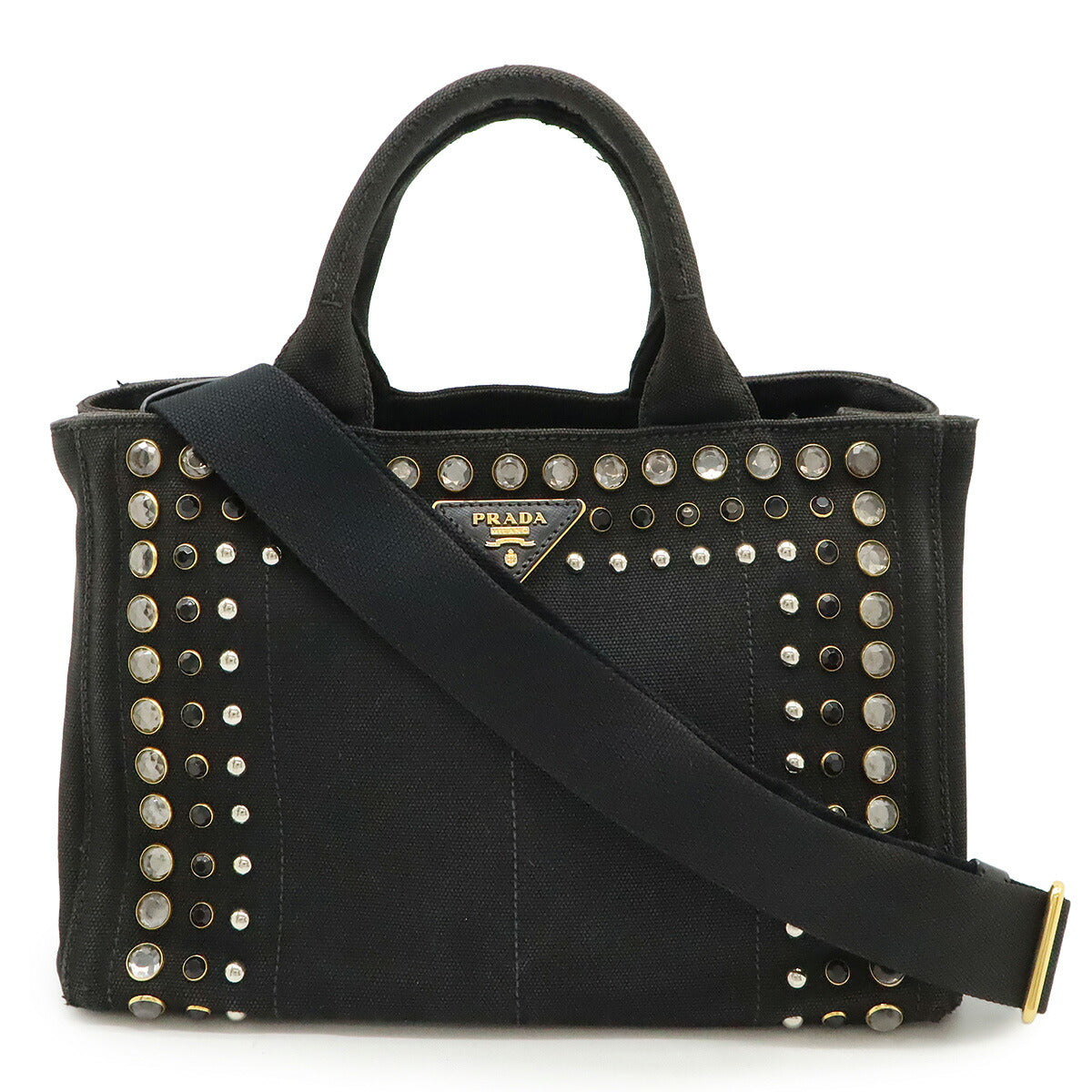 Prada CANAPA Canvas 2way Tote Bag