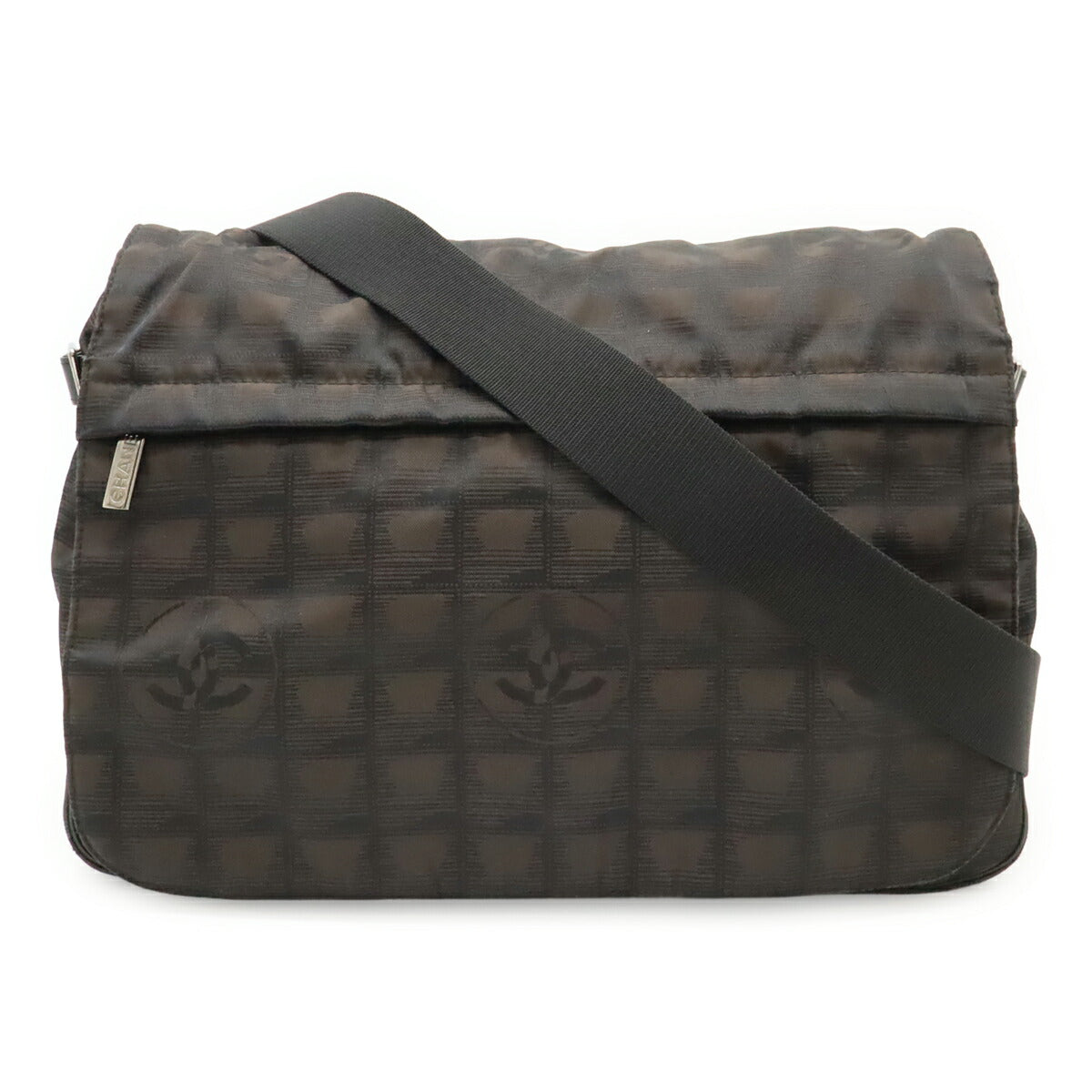 Chanel New Travel Line Nylon Jacquard 2way Shoulder Bag